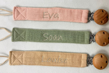 Attache-tétine personnalisable